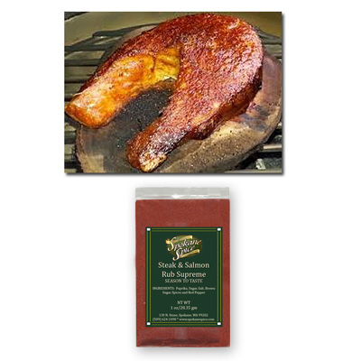 Dry Rub Steak & Salmon - Ground