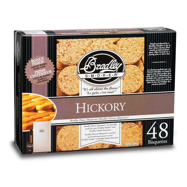 Bradley Hickory Smoking Bisquettes 48