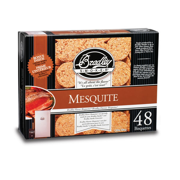 Bradley Mesquite Smoking Bisquettes 48