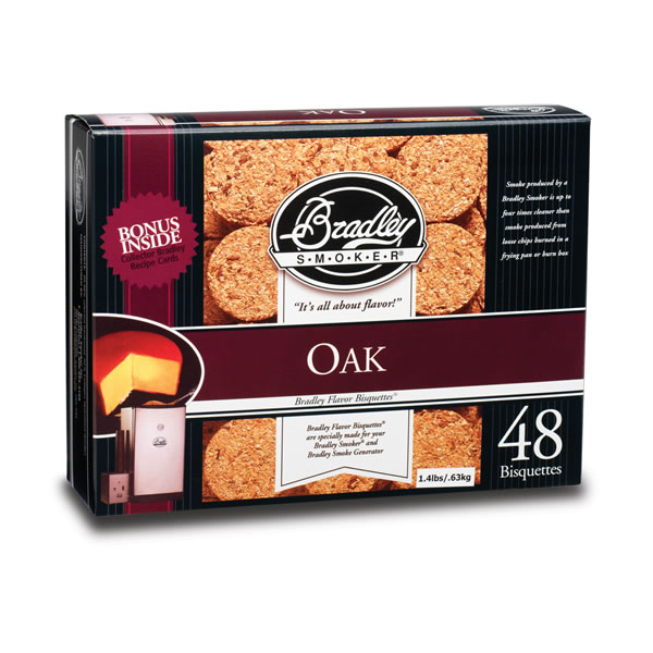 Bradley Oak Smoking Bisquettes 48