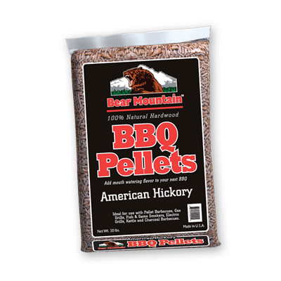 Bear Mountain Hickory BBQ Pellets 20 lbs