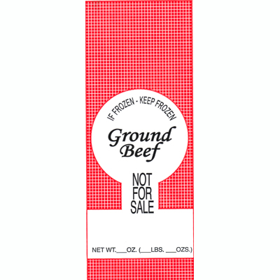 Meat Bags 2# Ground Beef NFS 25 PK