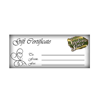 1 Gift Certificate
