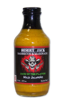 Sauce Desert Jack's Mild Jalapeno Mustard