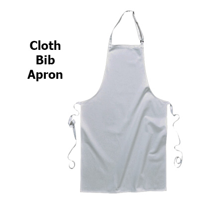 APRON CLOTH BIB WHITE