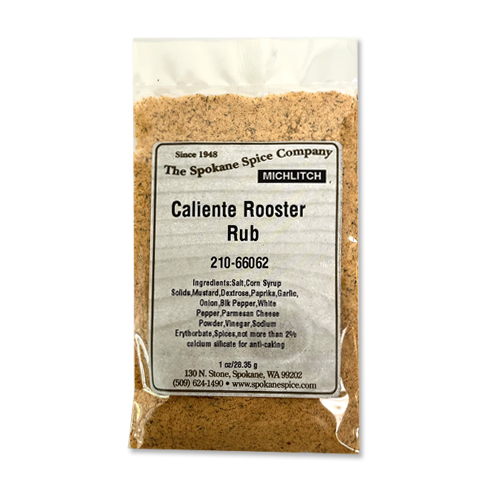 Caliente Rooster Rub 1 oz cello