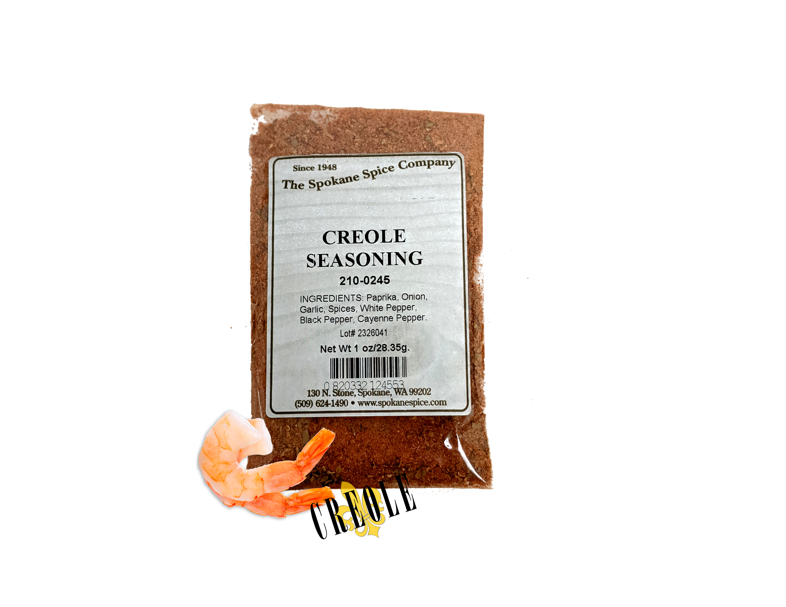 CREOLE SEASONING 1 OZ CELLO Michlitch Spokane Spice Company