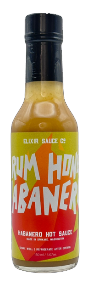 ELIXER RUM HONEY HABENERO HOT SAUCE