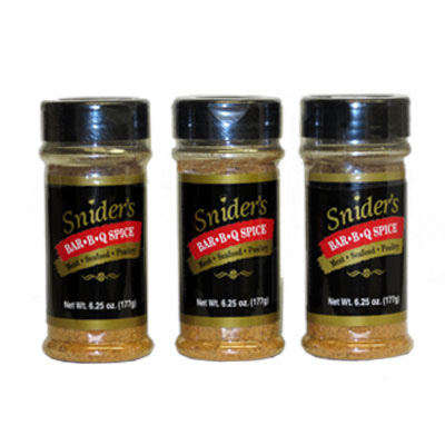 Snider's BBQ Spice 3-Pk 6.25oz Shaker (ONLINE ONLY)